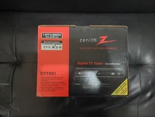 Zenith Digital TV Tuner Converter Box DTT901 Open Box With Cable-W/Remote