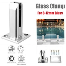 Heavy Duty Stainless Steel Spigot Glass Pool Fencing Clamp Balustrade Spigot UK