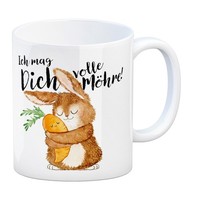 Hase Kaffeebecher Mit Spruch Ich Mag Dich Volle MöHre