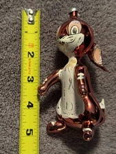 Vintage Italian Blown Glass Christmas Ornament De Carlini ? Rabbit Thumper 5”