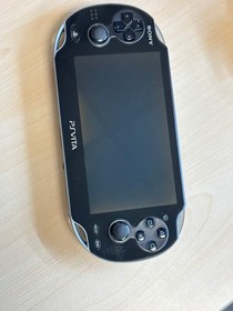 Sony PS Vita PCH-1000 Crystal Black Video Game Console with Charging Cable