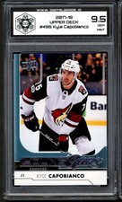 2017-18 Upper Deck #495 KYLE CAPOBIANCO RC Rookie DG 9.5 Gem Mint YOUNG GUNS