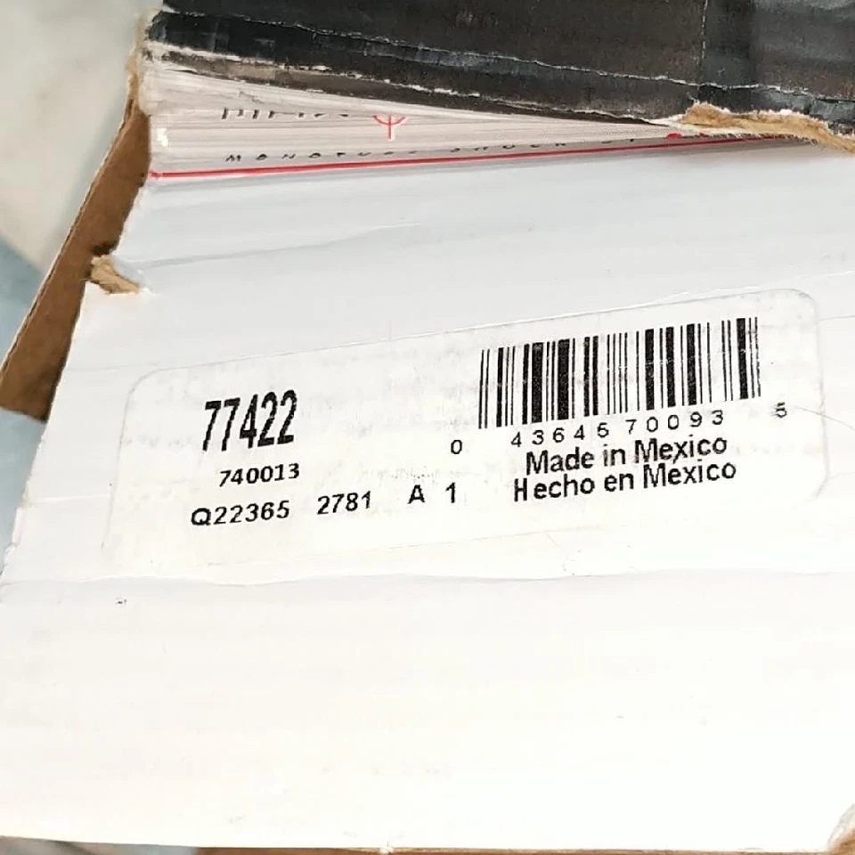 Gabriel 77422 подходит для заднего газового амортизатора Chevrolet Blazer S10 GMC S15 Sonoma монотрубный - Изображение 4 из 4