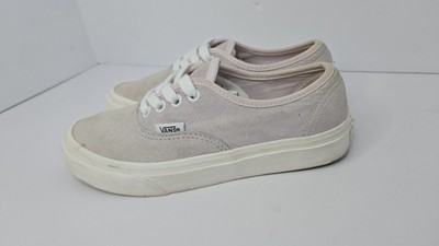 Vans Authentic ComfyCush Suede Sneakers Men 4 Women 5.5 Gray Pink Low Top Shoes