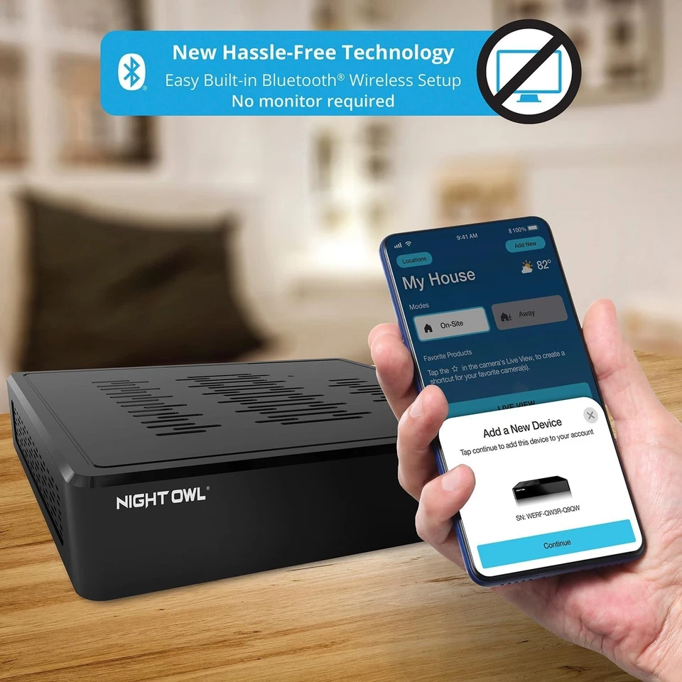 Night Owl 10‑Channel 4K Wi‑Fi NVR System with 1TB HDD & 4 Spotlight IP Cameras - Image 4 of 4