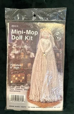 NEW Vintage CHRISTMAS ANGEL Mini-Mop Doll KIT Design Works Fast & Easy FREE SHIP