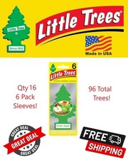 Little Trees 60316 Green Apple Hanging Air Freshener for Car  Home 96 Pack 