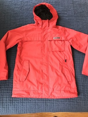 Burton Poacher Jacket Mens Small Red Collection DRYRIDE Snowboard Ski Hooded