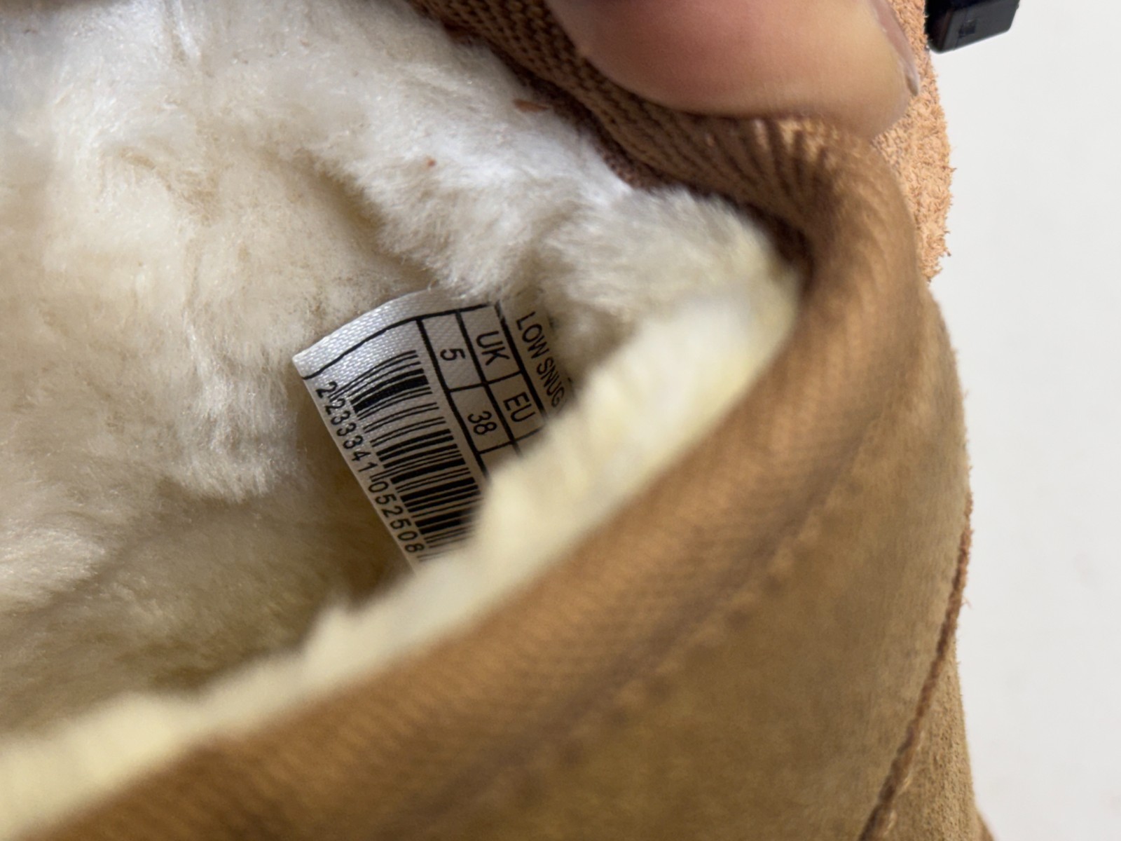 Jack Wills Low Snug Boots UK 5 EU 38 Tan Faux Fur Lined Slip On Ankle image 7