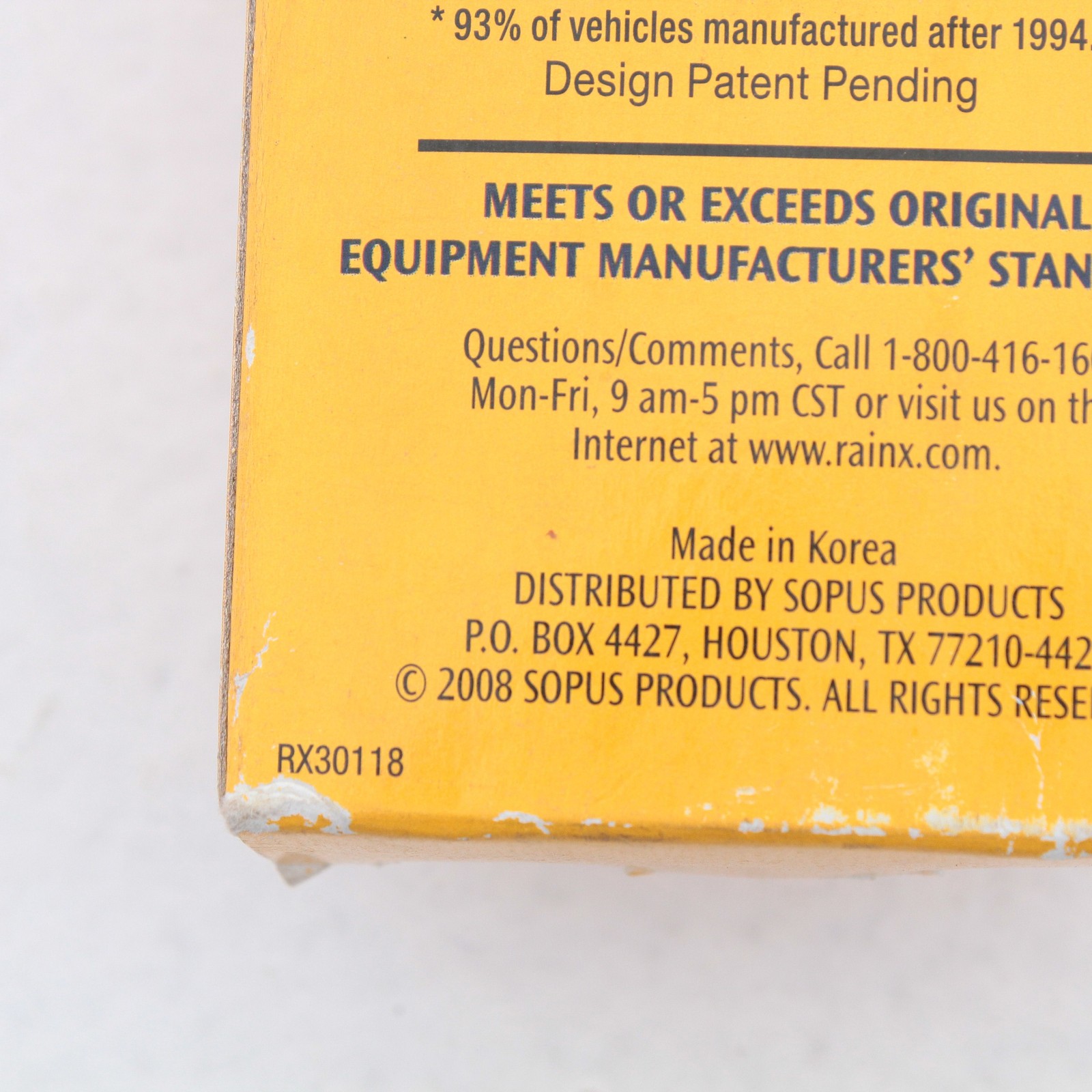 Rain-X RX30118 WeatherBeater 18" Windshield Wiper Blade Conventional Steel Frame