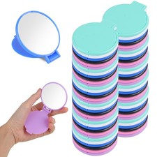 50 Pack Mini Compact Mirror Bulk Round Makeup Mirror, Compact Travel Mirrors...