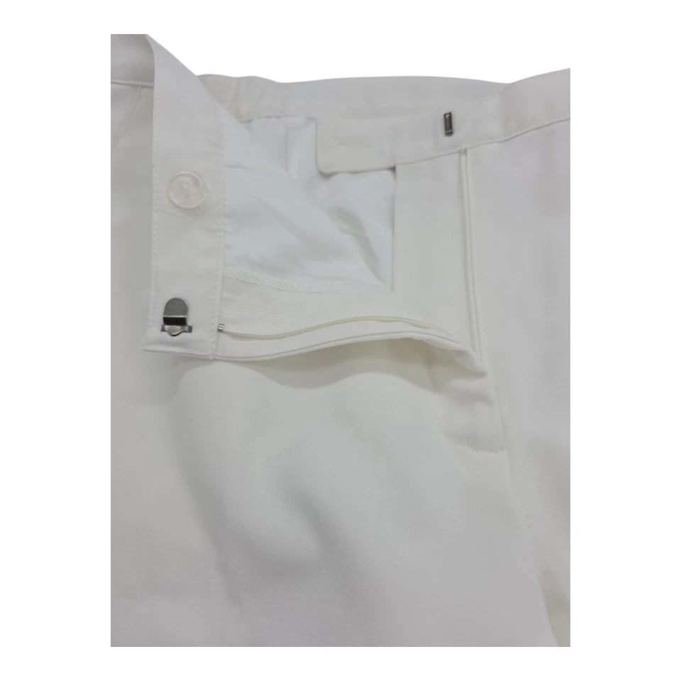 Ruby Rd Womens White Straight Leg Dress Pants Polyester Rayon Blend Size 10 - Image 3 of 4