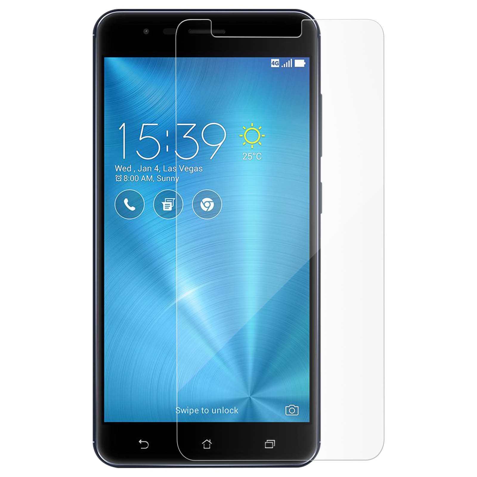 Verre trempé Asus ZenFone 3 Zoom S dureté 9H anti-choc et anti-rayure ZE553KL transparent