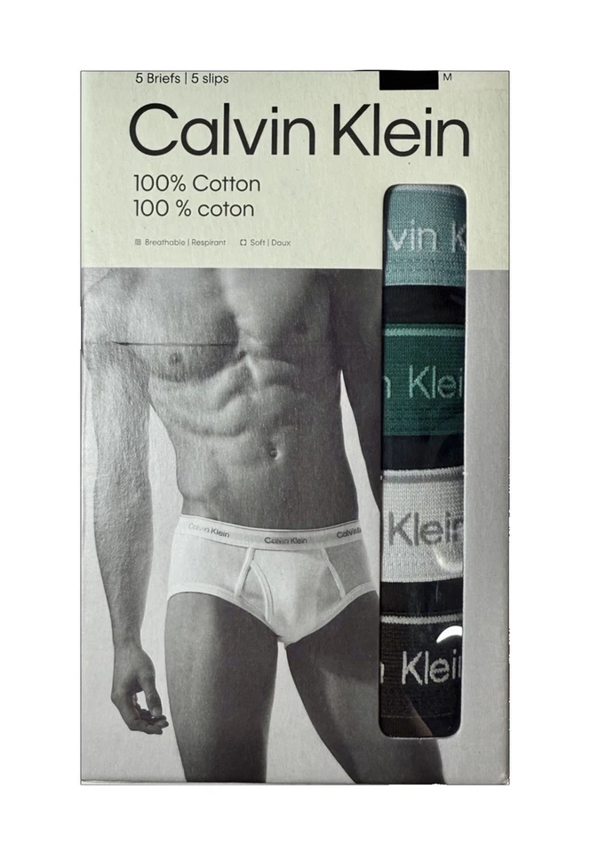 Nuevo con etiquetas. Calvin Klein. Pack de 5. Calzoncillos clásicos 100 % algodón. Negro. MRSP. $69,50 Foto 3 de 4