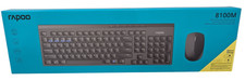 Rapoo 8100M Multi Mode Wireless Keyboard & Mouse Set UK QWERTY Layout Black