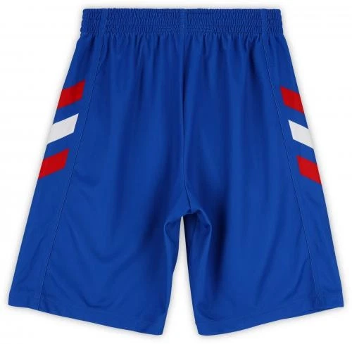 Pantalones cortos azules emitidos por el equipo Kansas Jayhawks del programa de baloncesto talla XL+2 Foto 2 de 2