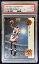 1994-95 SP Championship Michael Jordan Playoff Heroes Die Cuts #P2 Bulls PSA 10