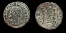 Aurelian Antoninianus "RESTITVTOR ORBIS Woman Presenting Wreath" Antioch 