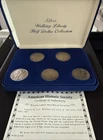 New ListingVTG Walking Liberty Half Dollar 5 Set- American Historic Society 90% Silver