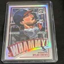 2025 Donruss Baseball- Dylan Crews WHAMMY RC Rookie Case Hit SP Nationals