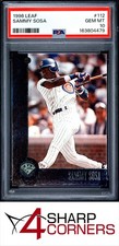 1996 LEAF #112 SAMMY SOSA CUBS POP 1 PSA 10