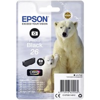 Epson Druckerpatrone T2611, 26 Original Photo Schwarz C13T26114012
