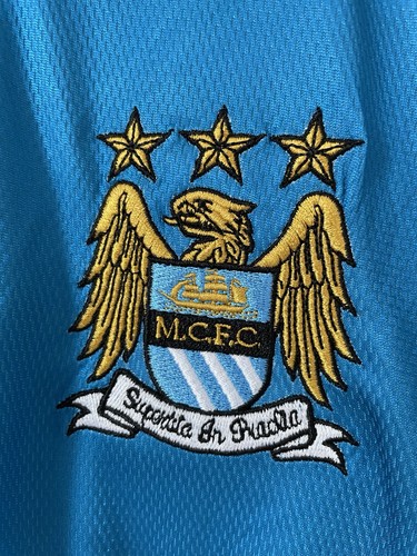 Manchester City 1997/99 Heimtrikot XL Score Draw Official Retro - Bild 4 von 10