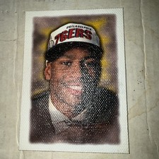 1996-97 Ultra Allen Iverson Rising Stars Rookie Card! Hall of Famer Blank Front 