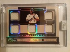 2024 Panini READ Three and Two Jackson Chourio Full Count 5p Jersey Patch #22/25