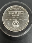 1982 Bunker Hill Smelter 1 Oz Silver Round Kellogg Idaho