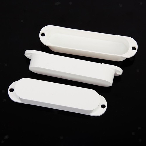 3er Set Cover für weiße Single Coil Tonabnehmer für E-Gitarre - Bild 3 von 7