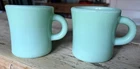 Fire King Jadeite C Handle Single  Mug Vintage Mid Century Restaurant Ware