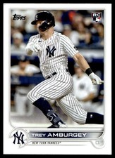 2022 Topps Trey Amburgey Rookie New York Yankees #263