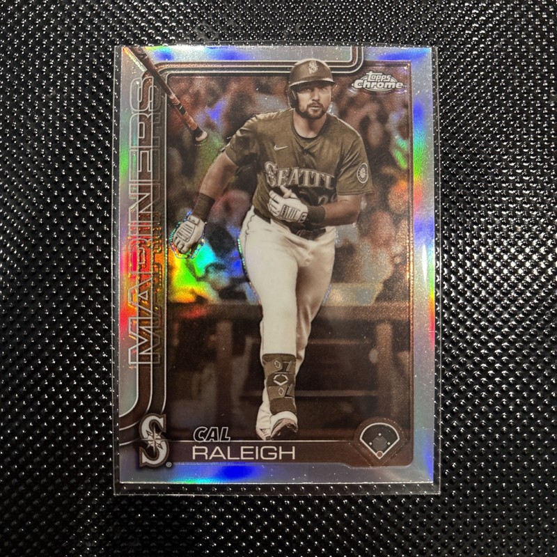 2025 Topps Chrome Update - Cal Raleigh Sepia Refractor #USC45 Seattle Mariners