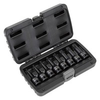 "Sealey Impact Trx-Star* Stecknuss-Bit-Set 8Tlg 1/2\" Vierkantantrieb AK5602"