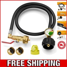 Propane Refill Adapter for 1 Lb.Tanks 3FT Propane Refill Adapter Extension Ho...