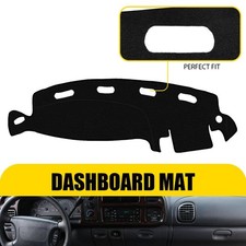 For 1998-2001 Dodge Ram 1500 2500 3500 Dashboard Dash Cover Mat Pad Carpet Black