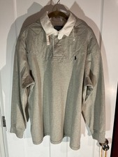 Vtg. Polo Ralph Lauren Rare Rugby Sweatshirt with Detachable Hood Size XL