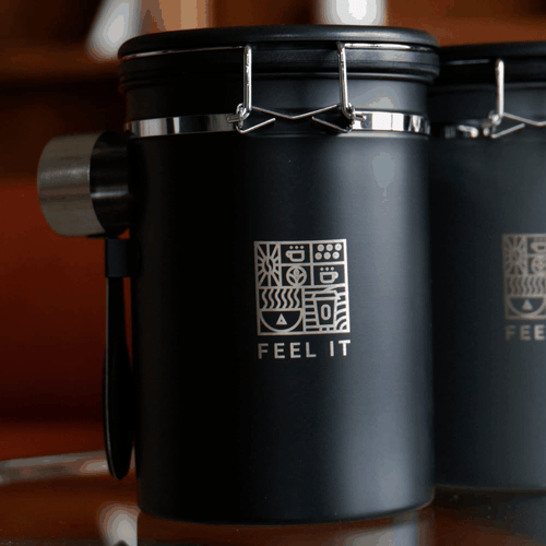 Bidone Caffè Acciaio Inox 21oz Contenitore Ermetico Cucina Conservazione Alimenti - Foto 7 di 7
