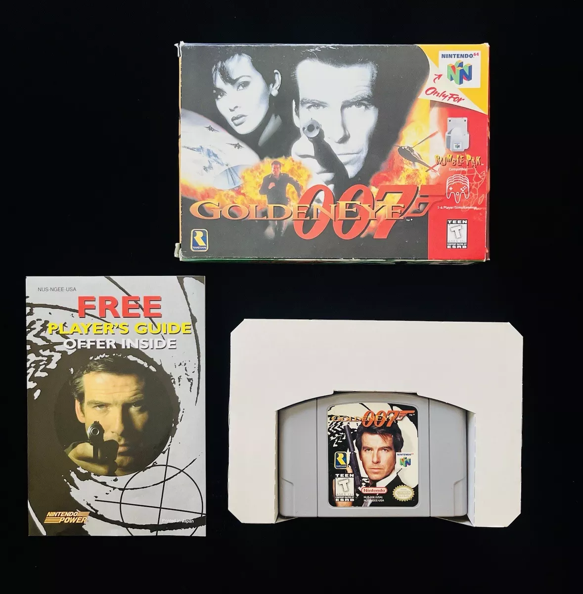 Nintendo 64 James Bond 007 GoldenEye N64 With box and one insert