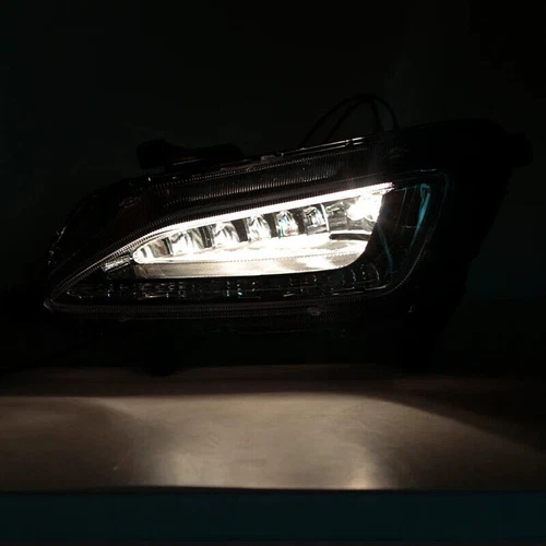 Pair LED Fog Lamp Daytime Running Drive Light For Hyundai Tucson 2016-2018 2017 - Bild 4 von 6