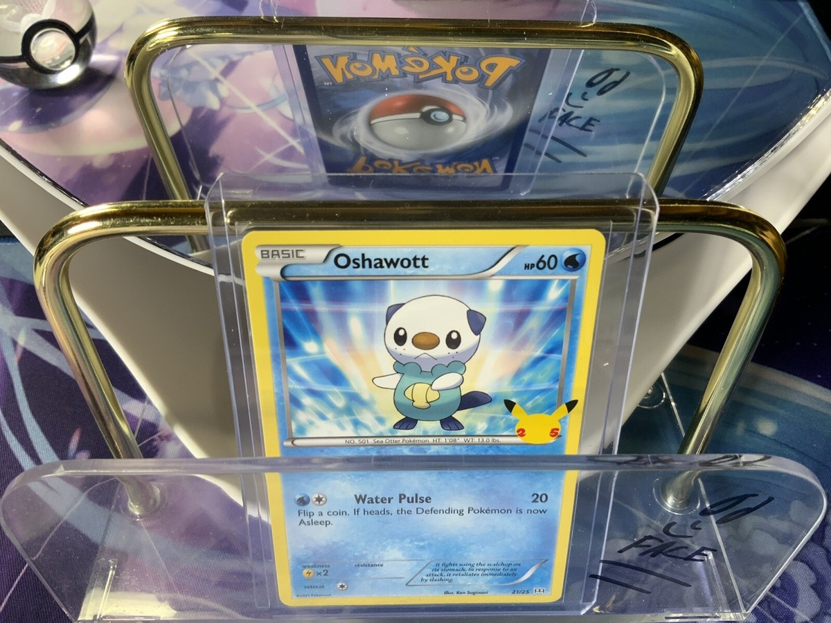 oshawott mcdonald's pokemon card OSHAWOTT - 25th Anniversary Mcdonalds - 21/25 - Non Holo - Pokemon Card