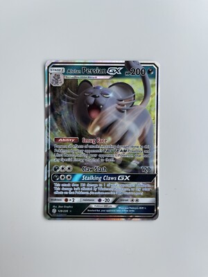 Pokmon TCG - Alolan Persian GX 129/236 - Cosmic Eclipse | eBay