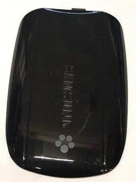 Cubierta trasera de puerta de batería de teléfono negra OEM para Samsung Stripe T329 Foto 4 de 4
