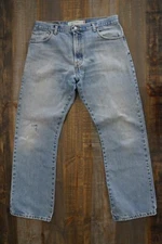 Levis 517 Boot Cut Distressed Jeans Mens 36 x 32 Cowboy Rodeo Western