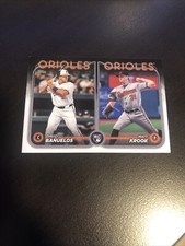 2024 Topps Update Series - Rookie Combo #US315 Matt Krook, David Banuelos (RC)