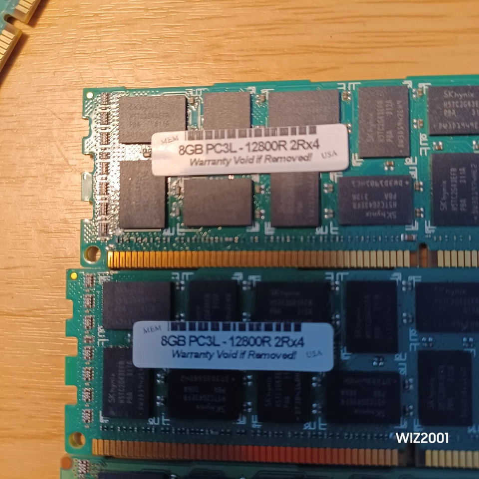 4 x 8gb Dell & MICRON 32GB 240-Pin DDR3 SDRAM 10600 & 12800 ECC Reg Server Ram - Image 2 of 4