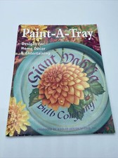 Paint-A-Tray Decorative Painting Book Kooler Design Studio Patterns Intact