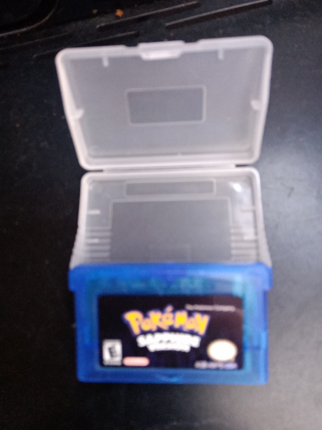 GBA Pokemon Sapphire Version (Game Boy Advance, 2003) Cartridge Game Tested Mint