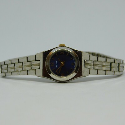 PULSAR 1N01-X028 Three-Hand Quartz Analog Women's Watch Sz. 6 3/4'' New Battery